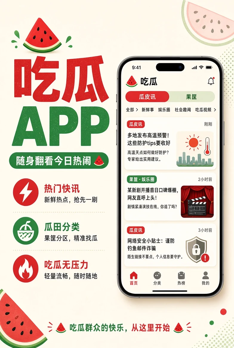 吃瓜APP移动浏览视觉