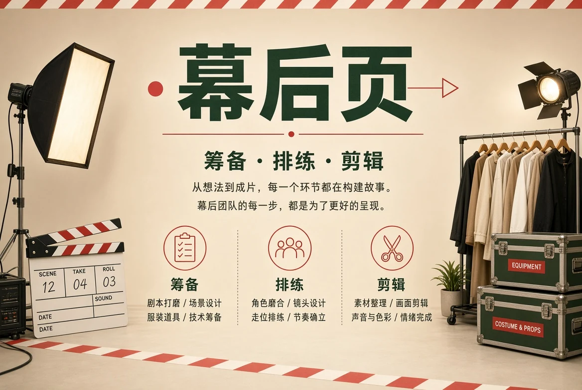 幕后页内容视觉
