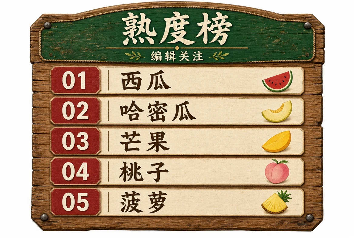熟度榜栏目视觉